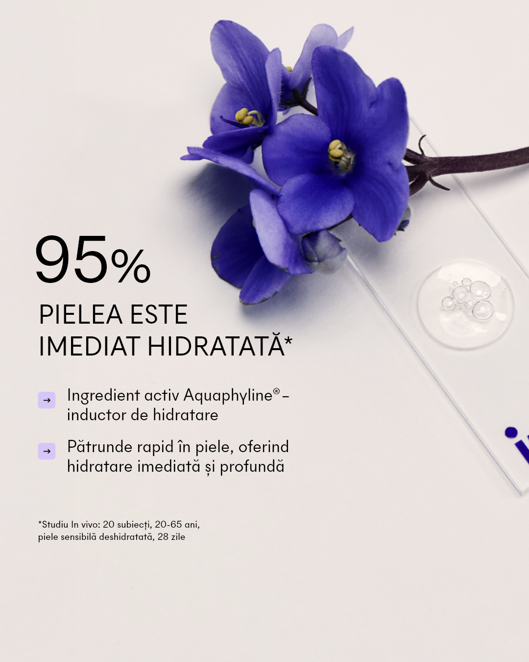 Aquafil Hydra Ser hidratant cu peptide și acid hialuronic