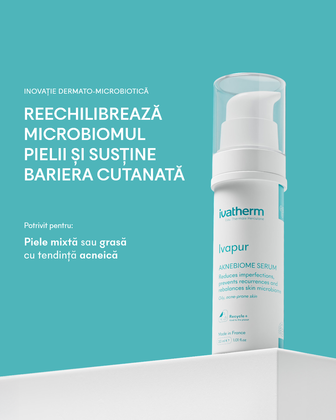 Ivapur Aknebiome Ser, 30 ml
