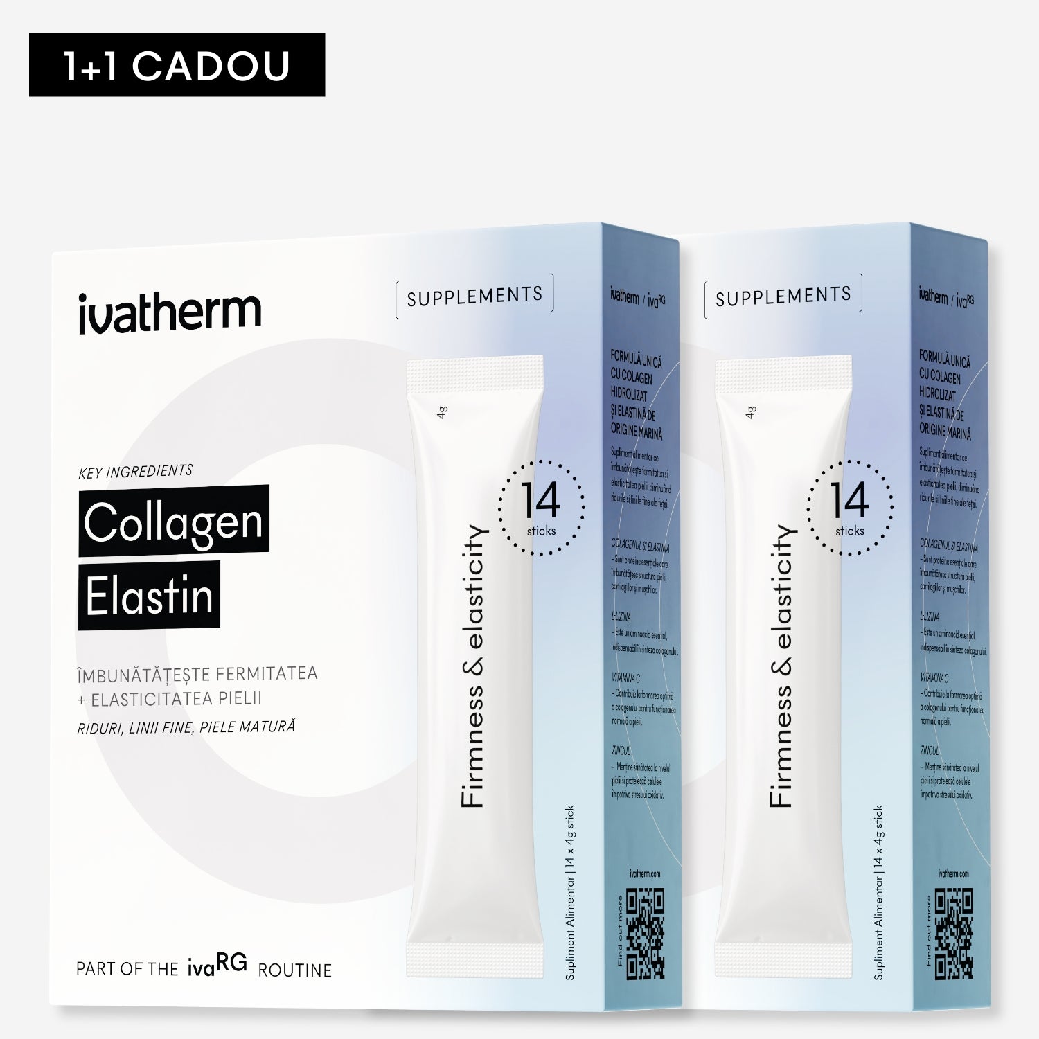 Kit Iva – Supliment Collagen Elastin 14 plicuri | Ivatherm