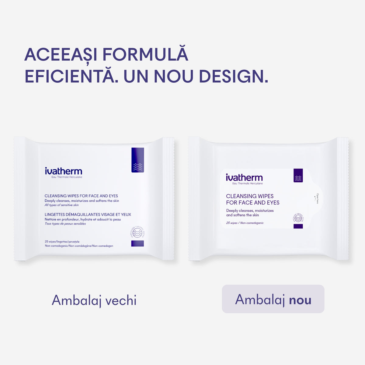 Șervețele Demachiante pentru față și ochi