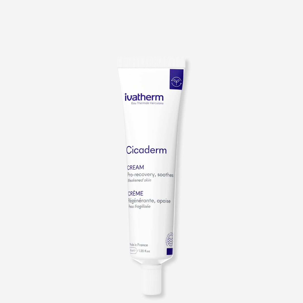 Ivatherm Cicaderm Cremă Reparatoare cu Mimosa Tenuiflora și canulă pentru aplicare locală