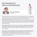 Dermatolog explicând evaluarea căderii părului și utilizarea ivaHAIR Strong Hair Serum