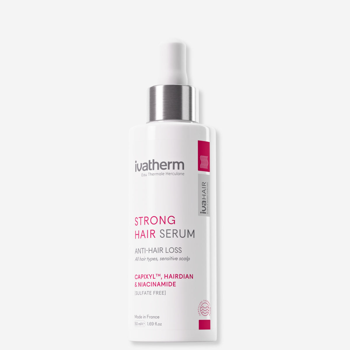 Ivatherm ivaHAIR Strong Hair Serum pentru scalp și păr cu tendință de cădere, 50 ml