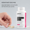Keratine 1000 Biotine pentru aport de nutrienți care susțin părul și unghiile normale