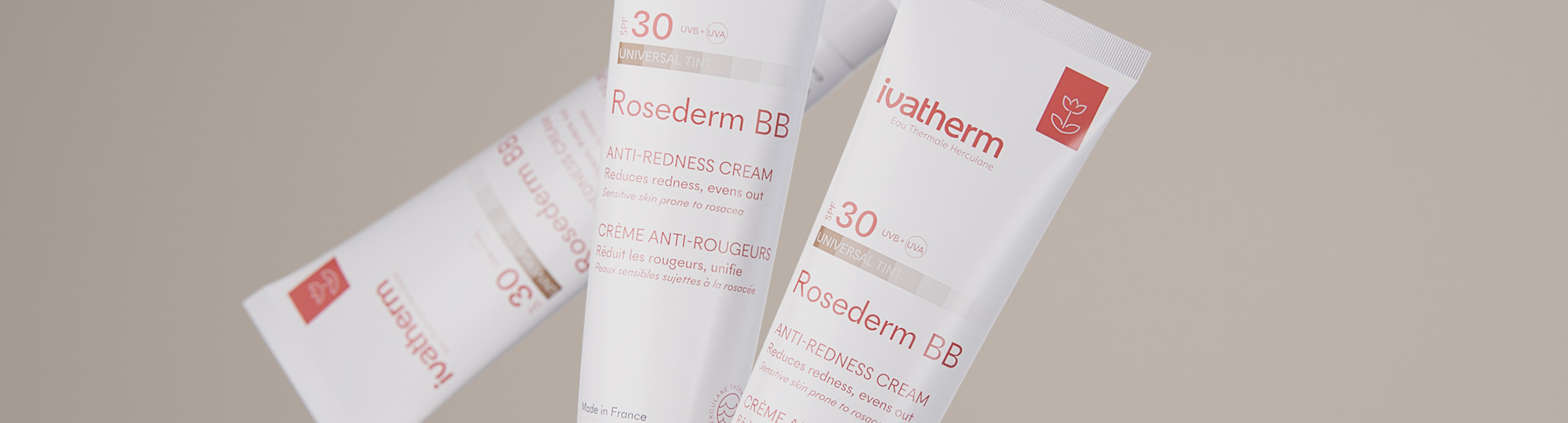 Ivatherm lansează un nou produs pentru pielea cuperozică cu roșeață. Încearcă Rosederm BB Cream SPF30!