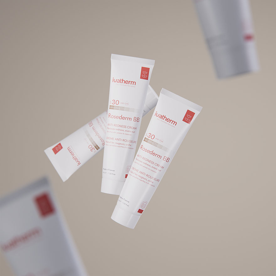 Ivatherm lansează un nou produs pentru pielea cuperozică cu roșeață. Încearcă Rosederm BB Cream SPF30!